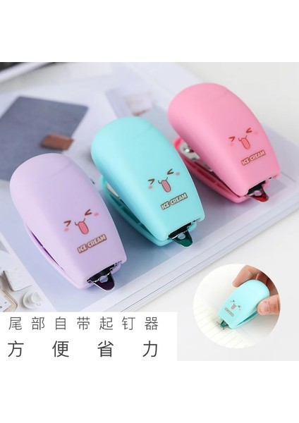 Pembe Renk Stili Sandro Mini Karikatür Zımba Zımbalı Şirin Küçük Zımba Ofis Kırtasiye (Yurt Dışından) indirimleri