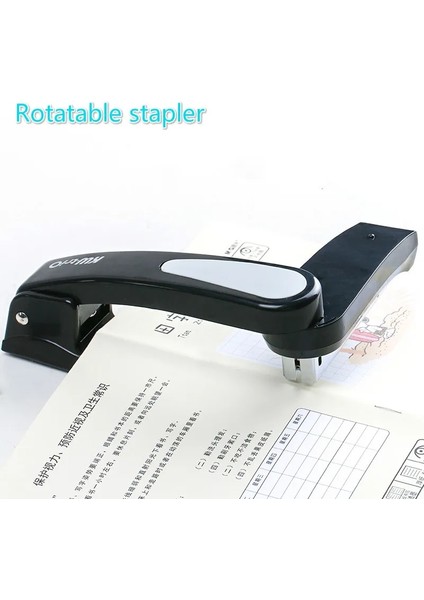 5360R Siyah Stil Uygulanabilir Ağır Hizmet Zımbası Kullanım Taples Zahmetsiz Uzun Zımba Okul Kağıt Zımbaları Ofis Ciltleme Malzemeleri (Yurt Dışından) modelleri