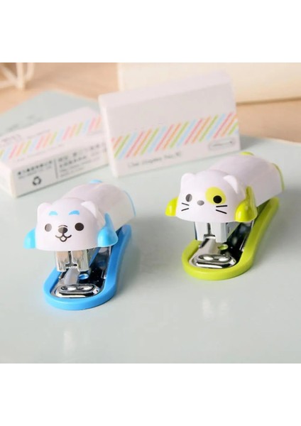 Zımba Mini Karikatür Köpek Masaüstü Zımba Zımba ile Ev Ofis Kırtasiye Çocuk Hediye Ofis Okul Malzemeleri (Yurt Dışından)