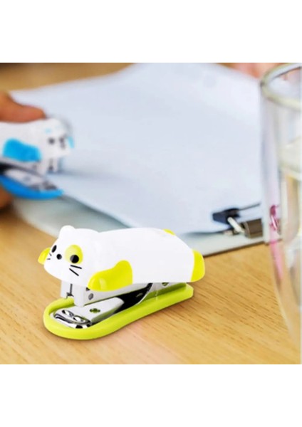 Zımba Mini Karikatür Köpek Masaüstü Zımba Zımba ile Ev Ofis Kırtasiye Çocuk Hediye Ofis Okul Malzemeleri (Yurt Dışından) fiyatları