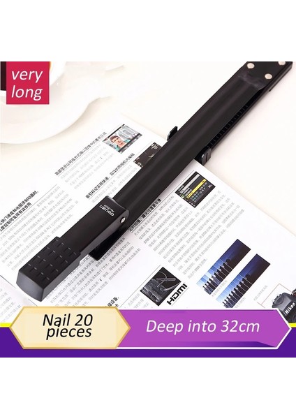 Zımba-10 Kutu Stili Longrotate Kol Zımba Metal Özel A3A4 Dikiş Makinesi Zımba Uzatma Zımba Kağıt Zımbalama Ofis Zımba Ciltleme (Yurt Dışından)