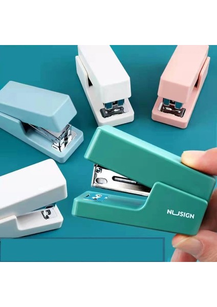 Mavi Stil Mini Zımba Seti Wittaples Kağıt Bağlayıcı Kırtasiye Ofis Ciltleme Araçları Kawaii Zımba Okul Malzemeleri (Yurt Dışından) fiyatları