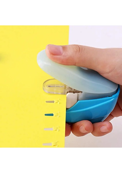 Beyaz Stil Çivisiz Zımbalama Makinesi Mini Şirin Kitap Zımbası Zımba Gerekmez Zımbasız Zımba Zımbasız Kağıt Zımba Zımbası (Yurt Dışından) modelleri