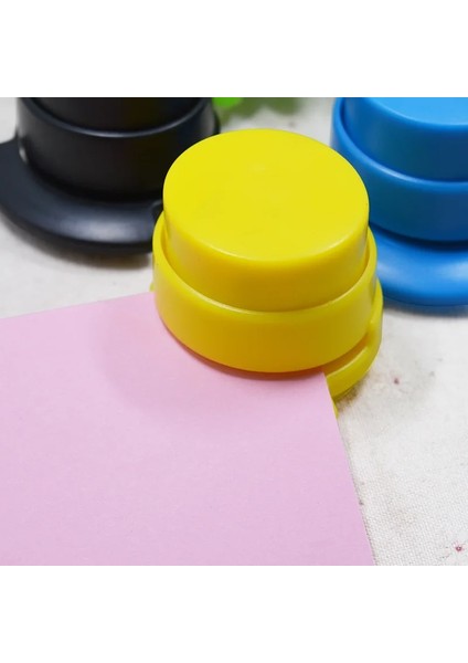 Rastgele Renk Stili 1 Adet Pratik Zımbasız Zımba Manuel Güç Kağıt Bağlayıcı Bağlayıcı Ataş Ofis Okul Kırtasiye Malzemesi Escolar (Yurt Dışından) modelleri