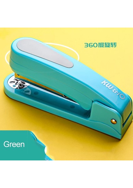 5360R Yeşil Stil Uygulanabilir Ağır Hizmet Zımbası Kullanım Taples Zahmetsiz Uzun Zımba Okul Kağıt Zımbaları Ofis Ciltleme Malzemeleri (Yurt Dışından)