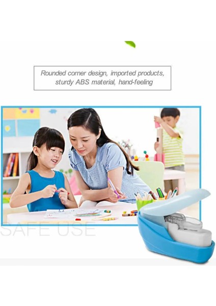 Rastgele Renk Stili Hiçbir Çivi Zımbalama Makinesi Mini Kawaii Kitap Zımba Zımbasız Ofis Malzemeleri 5*2.5*5 cm Kağıt Zımba O9W1 (Yurt Dışından) fırsatları