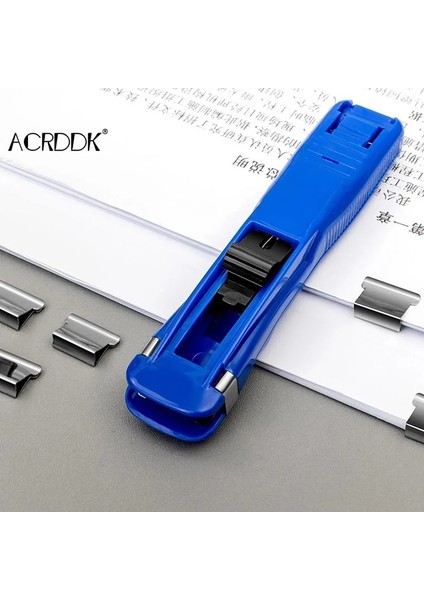 Mavi Stil Klip Itmeli Zımba Sabit Klipler Zımba Bağlama Klipsi Yeniden Kullanılabilir Taşınabilir Itmeli Klemp Zarar Vermez Belge Kağıdı Fc Için Kağıt (Yurt Dışından) fiyatları