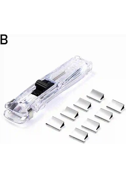 Beyaz Stil Yeni Klip Itmeli Zımba Yeniden Kullanılabilir Bağlama Dosyası Ataş Klipleri Itmeli Kelepçe Sökücü Klasör Zımba Ofis Bağlayıcı Malzemeleri Okul Y1A4 (Yurt Dışından)