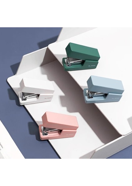 Pembe Tarzı Mini Morandi Renkli Metal Zımba Seti Wittaple Ciltleme Araçları Kırtasiye Ofis Okul Öğrenci Malzemeleri F345 (Yurt Dışından) indirimleri