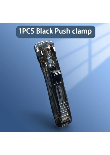 Beyaz Stil Metal Klip Itmeli Zımba Sökücü Kağıt Sabitleme Düzenleyici Zımba Yeniden Kullanılabilir Itmeli Kelepçe Hasar Vermez Kağıt Ciltleme Dosya Ataş Itme (Yurt Dışından)