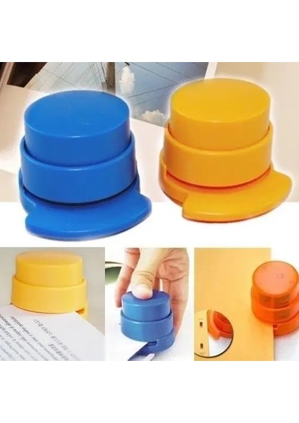 Mini Zımbasız Zımba Ciltleme Kağıdı Ofis Ciltleme Ücretsiz Zımba Ataç Binder Zımba Daha Az Ev Zımba Ücretsiz Kağıt Bağlayıcı (Yurt Dışından)