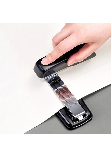 Siyah Stil Döner Zımba Döner Kol Döner Zımba Ofis Malzemeleri Binicilik Zımbası Masaüstü Kitapçık Kitap 50 Sayfaya Kadar Ciltleme (Yurt Dışından) fırsatları