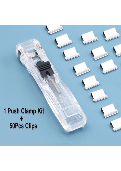 Kelepçe Zımba Stilini Itin Yaratıcı Itme Kelepçe Zımba Zeka Metal Klip Seti Ofis Okul Bilet Kağıt Dosya Sızdırmazlık Sabitleme Düzenleme Bağlama Klip Kiti (Yurt Dışından) fiyatları