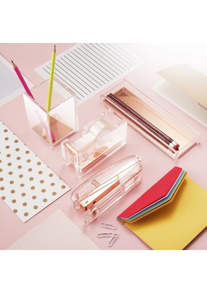 Zımba Sökücü Stili Rose Gold Stapler Edition Metal Manuel Zımbalar Taples Içerir Ofis Aksesuarları Okul Kırtasiye Malzemeleri (Yurt Dışından) modelleri