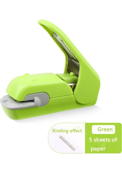 A2 Stili El Tipi Güvenli Zımba Zımbasız Zımbasız Zımba Zımbası Kağıt Ciltleme Için Kapasite Busineool Ofis (Yurt Dışından)