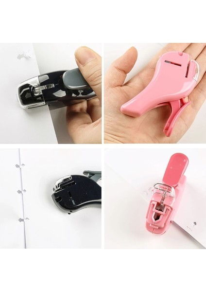 A2 Stili El Tipi Güvenli Zımba Zımbasız Zımbasız Zımba Zımbası Kağıt Ciltleme Için Kapasite Busineool Ofis (Yurt Dışından) indirimleri