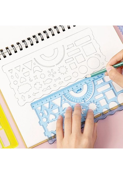 4 Adet Tarzı Reative Eğlenceli Tangram Wanhua Cetvel Çok Fonksiyonlu Dıy Bulmaca Çizim Şablonu Cetveller Hediye Okul ve Ofis Kırtasiye (Yurt Dışından) fırsatları