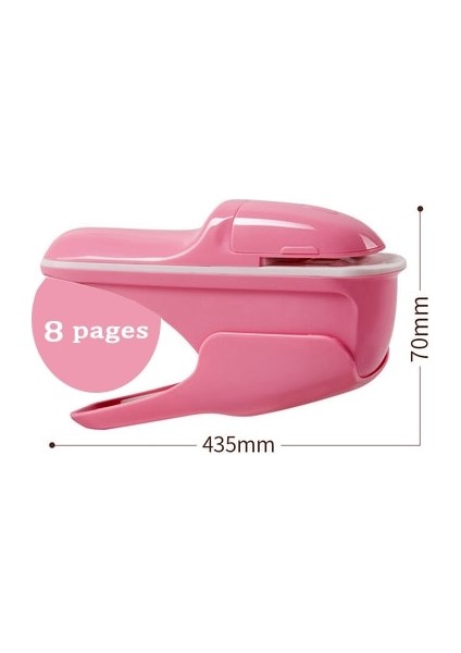 Pembe Stil Zımbasız Zımba Zımbalama Makinesi Mini Sevimli Kitap Zımbasız Zımba Kağıt Zımba Zımba Ücretsiz Zımba Iğnesiz Zımba (Yurt Dışından)
