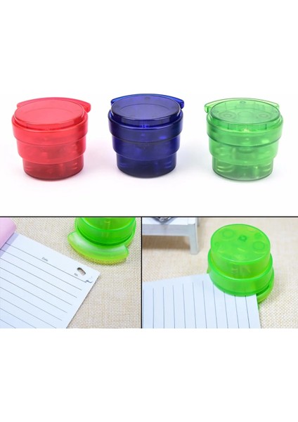 Pratik Zımbasız Zımba Kağıt Bağlayıcı Zımbasız Kırtasiye Ofis Öğrenci Mool Ev Ataç Rastgele Renk (Yurt Dışından) fiyatları