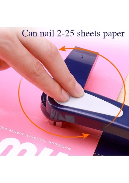 Siyah 5 Tarzı 360 Döndürme Ağır Hizmet Zımbası Taples Kullanımı Zahmetsiz Uzun Zımba Okul Zımbası Ofis Kırtasiye Ciltleme Malzemeleri (Yurt Dışından) indirimleri