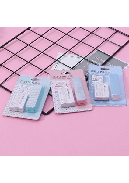 1 Takım Manuel Mini Zımba 3 Renkli Zımba Seti Kırtasiye Okul Ofis Malzemeleri (Yurt Dışından) fırsatları