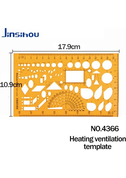 NO.4366 Tarzı Jinsihou Plastik Çizim Şablonustencil Cetvel K Reçine Yumuşak Mimarinşaatgeometrimatematikmobilyaeğriyuvarlak Cetvel (Yurt Dışından)