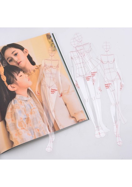 A2 Stili Moda Cetvel Çizim Cetvel Figür Çizim Şablonu Moda Tasarımı Için Moda Kroki Şablonu Okul Için Kadın Kırtasiye 2021 (Yurt Dışından) indirimleri