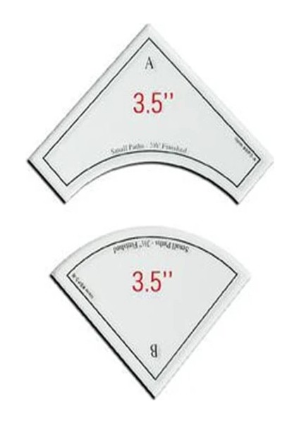 3.5 Inç Takım Elbise Tarzı Kapitone Cetvel Seti Akrilik El Yapımı Yorgan Şablonu Patchwork Cetvel Şekil Tasarımı (Yurt Dışından)