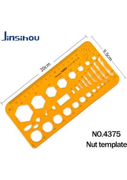 NO.4375 Tarzı Jinsihou Plastik Çizim Şablonustencil Cetvel K Reçine Yumuşak Mimarinşaatgeometrimatematikmobilyaeğriyuvarlak Cetvel (Yurt Dışından)