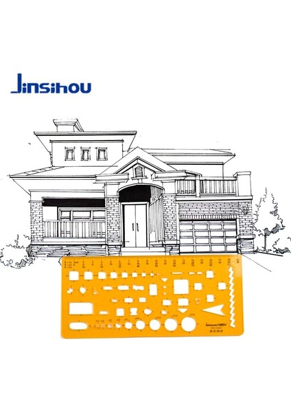 NO.4375 Tarzı Jinsihou Plastik Çizim Şablonustencil Cetvel K Reçine Yumuşak Mimarinşaatgeometrimatematikmobilyaeğriyuvarlak Cetvel (Yurt Dışından) modelleri