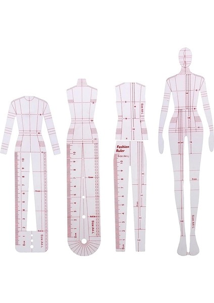 Resim Stili Olarak Et Kadın Moda Çizim Cetvel Moda Tasarımı Için Şekil Çizim Şablonu Moda Kroki Şablonu Kadın (Yurt Dışından)