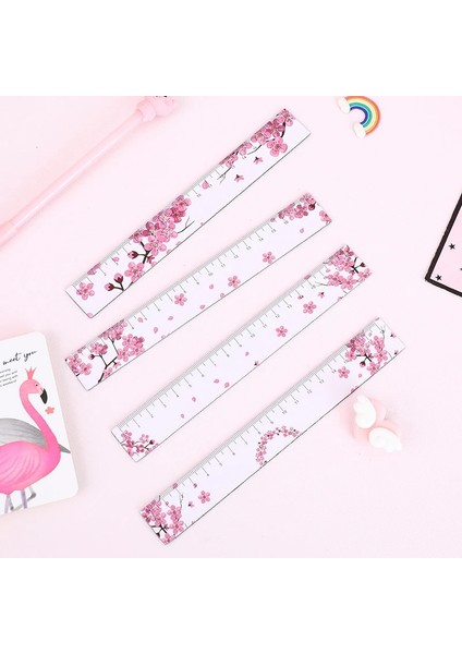 1 Adet Tasarım 3 Stil 18 cm Kawaii Manyetik Flamingo Düz Cetvel Sevimli Şablon Ölçekli Çizim Cetveller Okul Kore Kırtasiye Için (Yurt Dışından) fiyatları