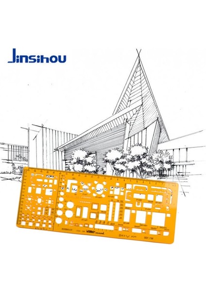 NO.4367 Tarzı Jinsihou Plastik Çizim Şablonustencil Cetvel K Reçine Yumuşak Mimarinşaatgeometrimatematikmobilyaeğriyuvarlak Cetvel (Yurt Dışından) fiyatları