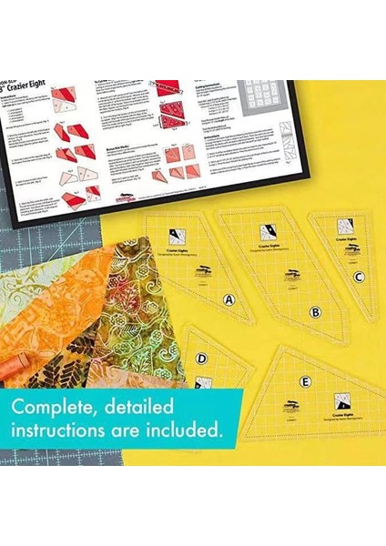 5 Parçalı Set Stili Yaratıcı Profesyonel Patchwork Şablon Aracı Crazy Quilt 5 Ev Için Stencil Kiti (Yurt Dışından) fiyatları