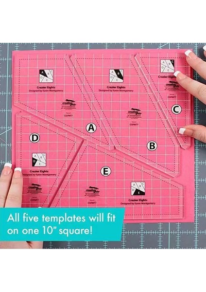 5 Parçalı Set Stili Yaratıcı Profesyonel Patchwork Şablon Aracı Crazy Quilt 5 Ev Için Stencil Kiti (Yurt Dışından) fırsatları