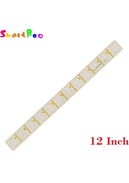 KPR1201 Stili 12 Inç Patchwork Cetvel Dıy El Yapımı Yorgan Cetvel 3mm Kalınlık Modeli KPR1201 (Yurt Dışından)