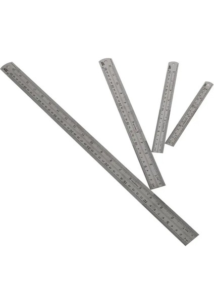 20 cm Tarzı Çift Taraflı Paslanmaz Çelik Düz Cetvel Metrik Kural Hassas Ölçüm Aracı 15CMCMCMCM Santimetre Inç Ölçeği (Yurt Dışından) indirimleri