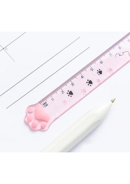 1 Adet Rastgele Renk Stili Sevimli Kedi Pençesi Plastik Düz Cetveller Kawaool Ofis Malzemeleri Planlayıcısı Aksesuarları Öğrenci Ödülü (Yurt Dışından) fiyatları