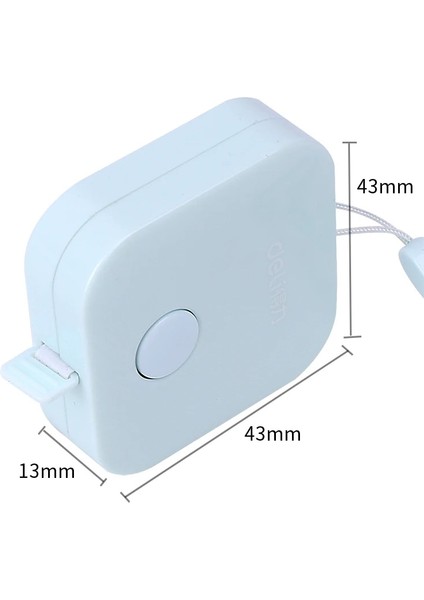 Rastgele Renk Stili 1.5 M Mini Ölçüm Bandı Çift Yan Tedbir Geri Çekilebilir Metrik Kemer Renkli Taşınabilir Cetvel Santimetre Ildren Yükseklik Cetvel (Yurt Dışından) fiyatları