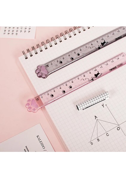 Rastgele 1 Adet Tarzı Sevimli Kedi Pençe Plastik Düz Cetveller Kawaii Kitty Cetveller Komik Çizim Hediye Kore Ofis Okul Ölçme Çizim Öğrenci Ödülü (Yurt Dışından) fiyatları
