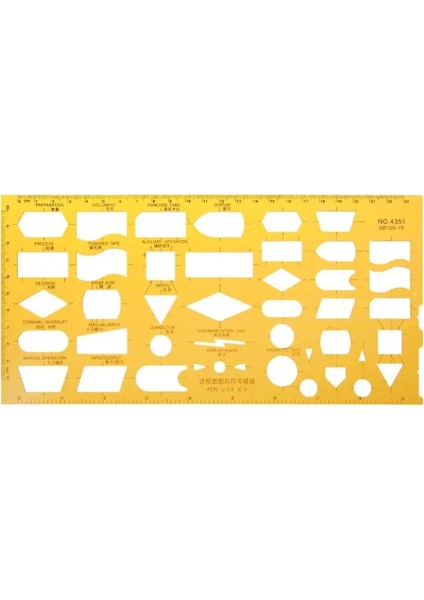 5AC1100499 Stili Sıcak Profesyonel Evrensel Mobilya Inşaat Mimarı Şablonu Cetvel 1:100 1:50 (Yurt Dışından)