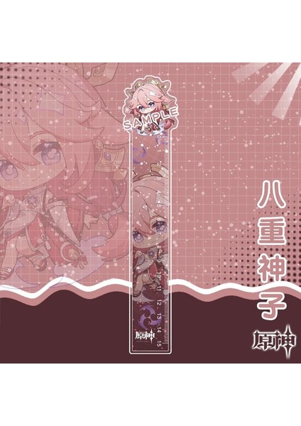 No.7 Tarzı Anime Oyun Cetveller Karikatür Ge Etki Cetvel Kawaii Şekil Çalışması Animasyon Çevre Birimleri Nötr Yazı Malzemeleri Kırtasiye (Yurt Dışından) indirimleri