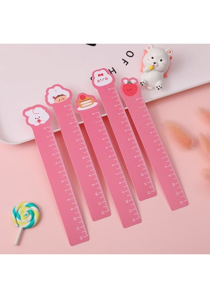Beyaz Stil Artoon Kawaii Sevimli Plastik Düz Cetvel Imi Bükülebilir Cetvel Öğrenci Ofisi Yaratıcı Boyama Ölçekli Kırtasiye (Yurt Dışından) fırsatları