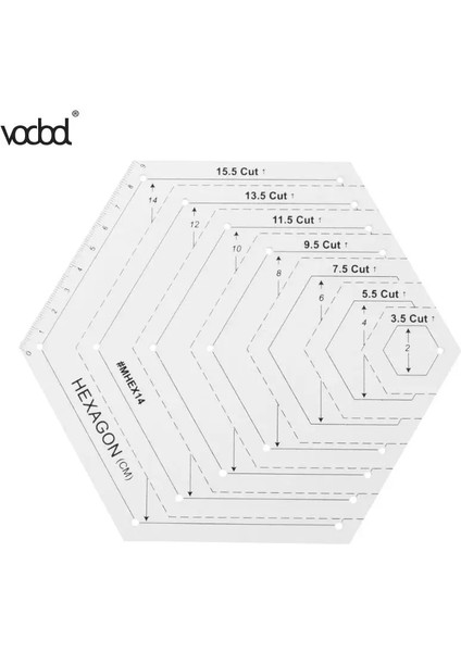 No.4 Tarzı Patchwork Cetvel Kapitone Kuralı Yüksek Dereceli Şeffaf Akrilik Cetveller Kıstas Kumaş Kesme Cetvelleri Dıy Dikiş Araçları 4 Stilleri Yeni (Yurt Dışından)