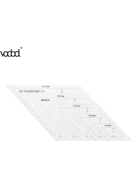 No.1 Tarzı Patchwork Cetvel Kapitone Kuralı Yüksek Dereceli Şeffaf Akrilik Cetveller Kıstas Kumaş Kesme Cetvelleri Dıy Dikiş Araçları 4 Stilleri Yeni (Yurt Dışından)