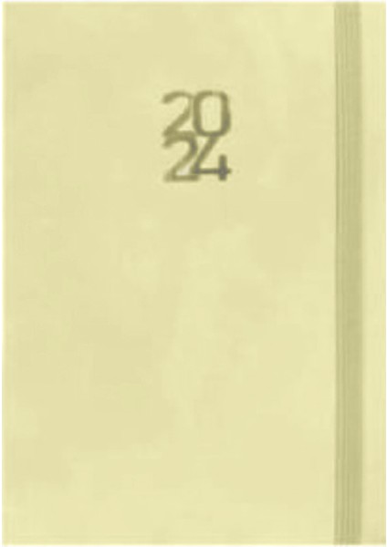 Liz 17X24 Velutto Kapak Ajanda 168 Yaprak Krem