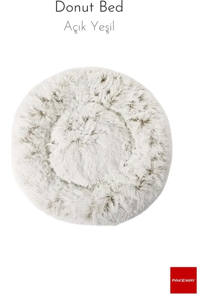 Evcil Hayvan Donut Bed - Açık Yeşil - 120 cm