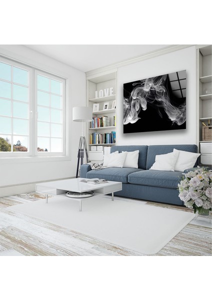 Siyah Duman Temperli Cam Duvar Tablosu indirimleri