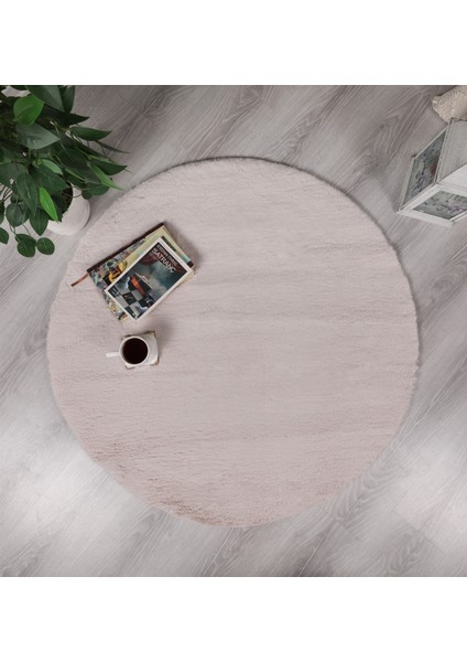 Dekoratif Tavşan Tüyü Ultra Yumuşak Peluş Yuvarlak Halı fiyatları