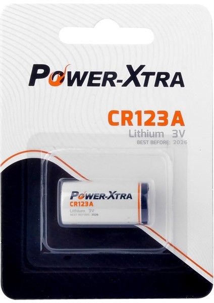 CR123A Lithium Pil - Tekli Blister